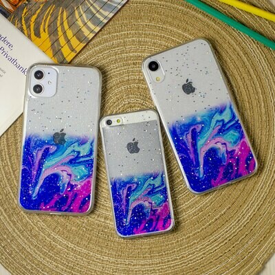 Силиконовый чехол Акварель для iPhone 12 Mini Силиконовый чехол Акварель для iPhone 12 Mini