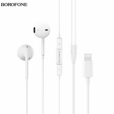 Наушники с микрофоном Borofone BM32 Lightning Наушники с микрофоном Borofone BM32 Lightning
