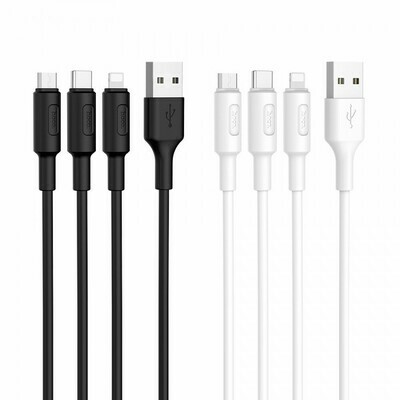 Кабель 3 в 1 HOCO X25 lightning, microUSB, Type-C Кабель 3 в 1 HOCO X25 lightning, microUSB, Type-C