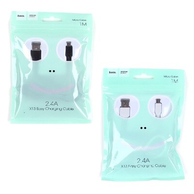 USB-micro USB дата кабель HOCO X13, 1 м USB-micro USB дата кабель HOCO X13, 1 м