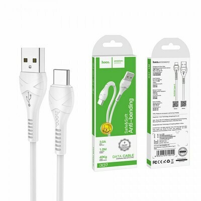 USB-Type C дата кабель HOCO X37, 1 м USB-Type C дата кабель HOCO X37, 1 м