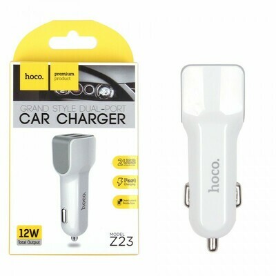 Автомобильный адаптер Hoco Z23 на 2 USB Автомобильный адаптер Hoco Z23 на 2 USB