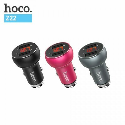 Автомобильный адаптер Hoco Z22 на 2 USB Автомобильный адаптер Hoco Z22 на 2 USB