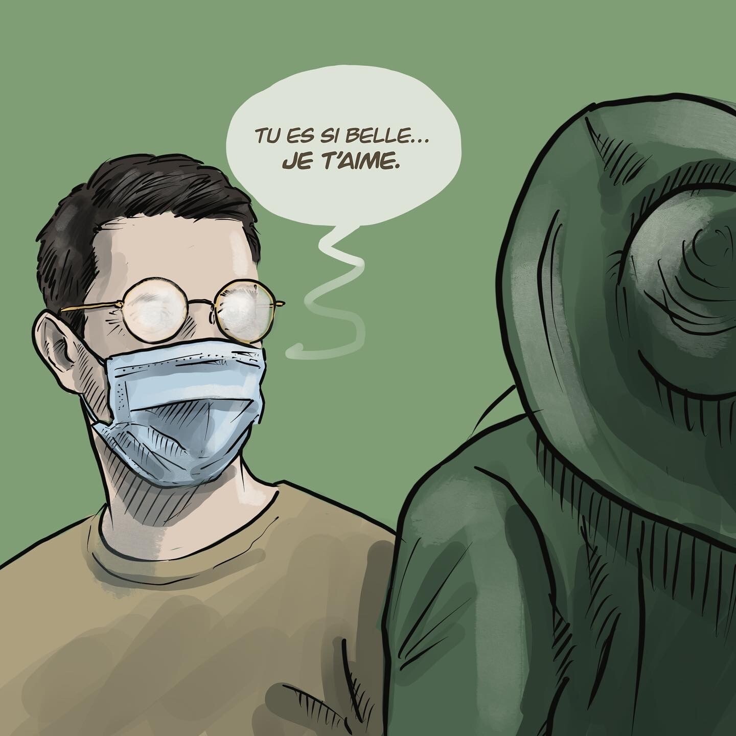 Dessin d&#39;humour original signé