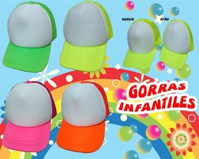 Gorras infantiles con impresión