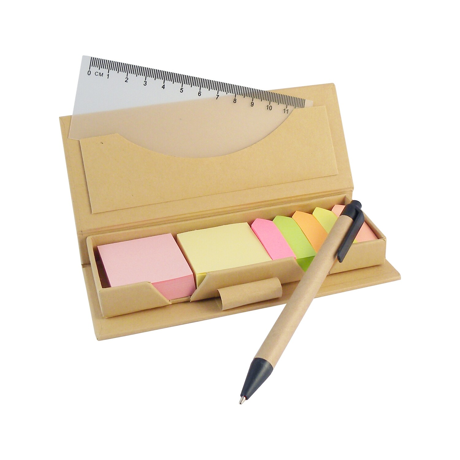 KIT DE ESCRITORIO MILAN CON NOTAS ADHESIVAS