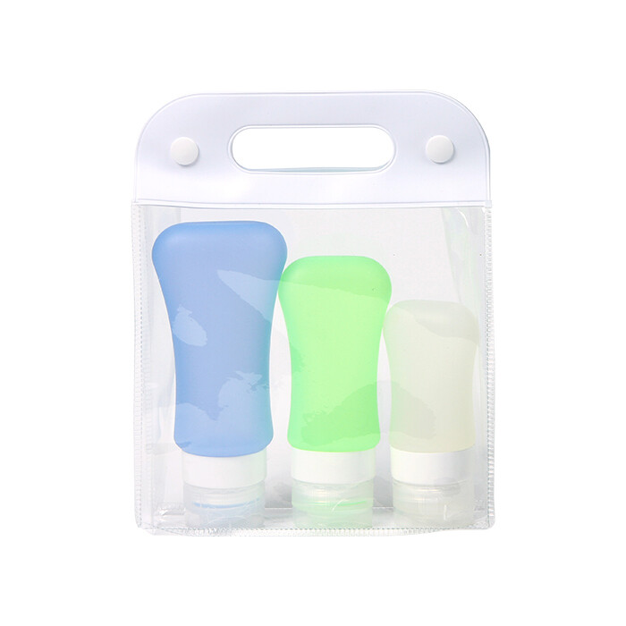 Set de 3 botellas fabricadas en silicon