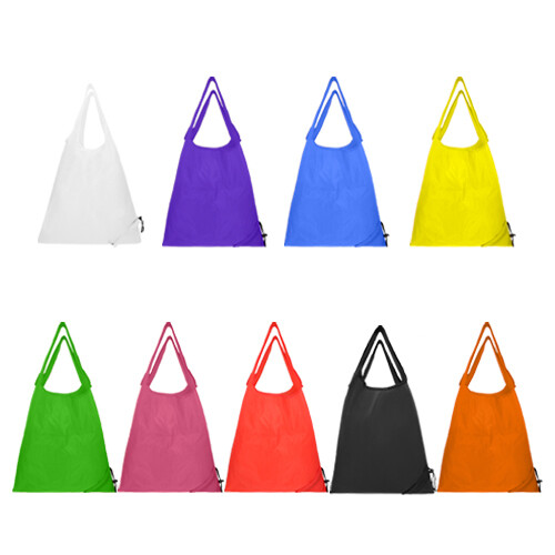 Bolsa de poliéster con funda plegable.PLANET