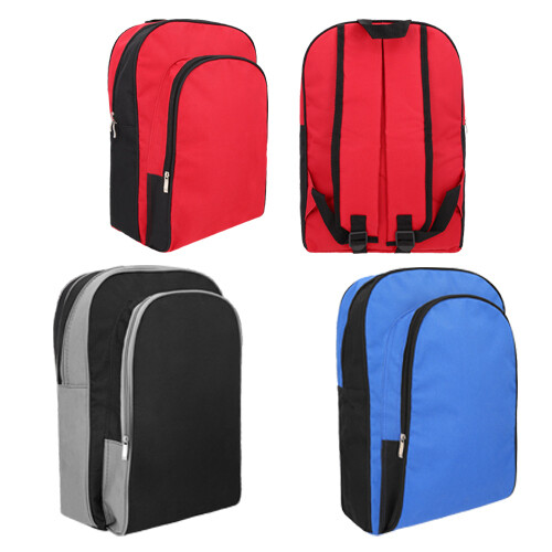 Mochila de poliéster de 2 compartimentos. VELa