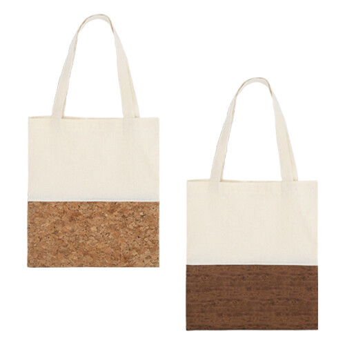 Bolsa de algodón con asas. MADERAS