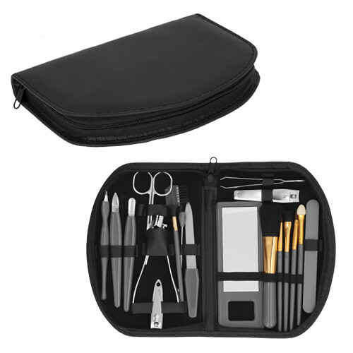 Set de manicure en estuche de curpiel, BLUM