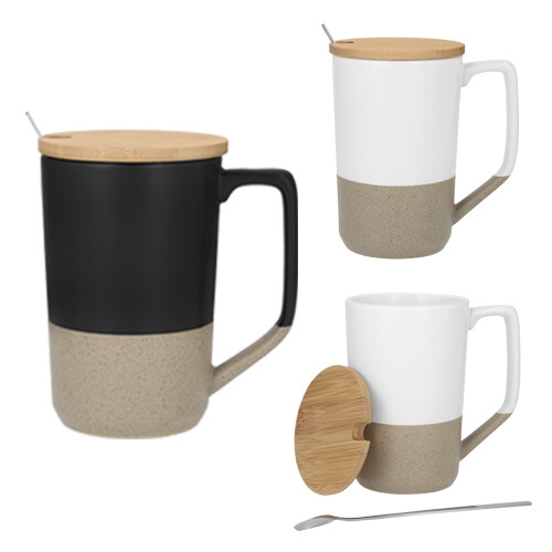 Taza de cerámica con acabado mate .ALICANTE