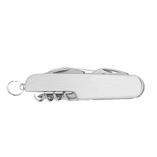 Mini navaja metálica multiusos con 6 funciones. SHARP