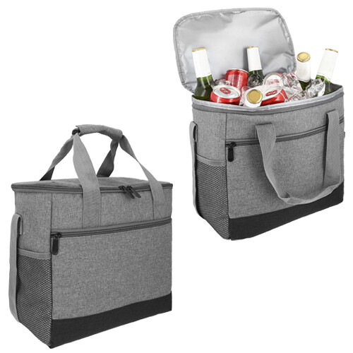 Hielera de poliéster con interior impermeable. FRIZ