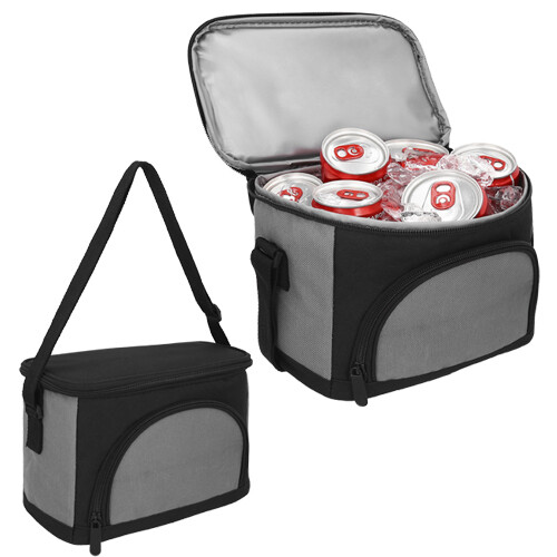Hielera de poliéster con interior impermeable. ICE