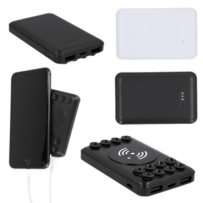 Batería portátil de plástico wireless con ventosas. KENYA