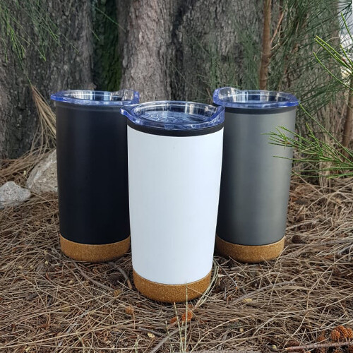 Termo con doble pared de acero inoxidable . COCOA