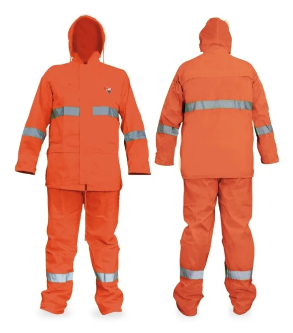 Impermeable Motociclista 2 Piezas Reflejante