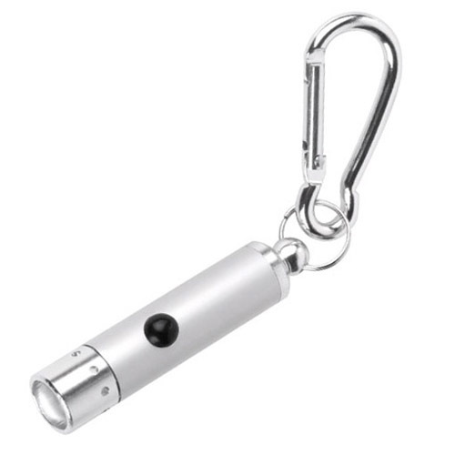 LLAVERO METALICO CON LUZ LED Y ARNES