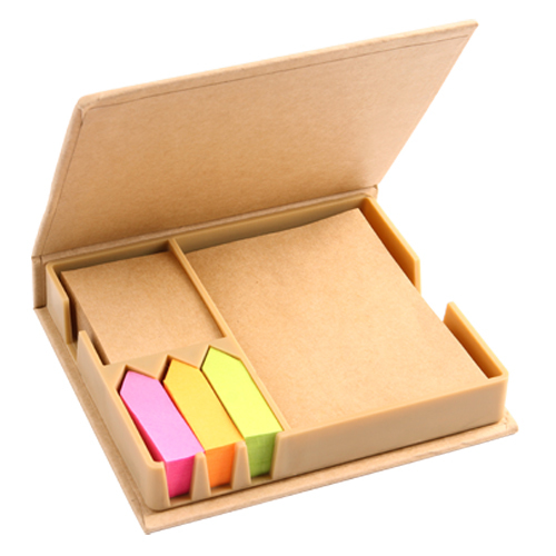 SET ECOLOGICO DE NOTAS ADHESIVAS