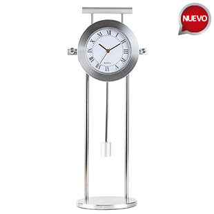 RELOJ DE ESCRITORIO VERTICAL FABRICADO EN ALUMINIO