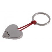 LLAVERO METÁLICO CON CINTA DE CURPIEL