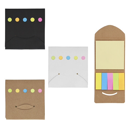 Set de notas y banderas adheribles Katún
