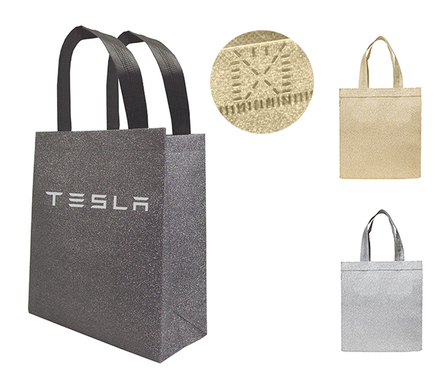 Bolsa termosellada STAR con asas y diseño brillante