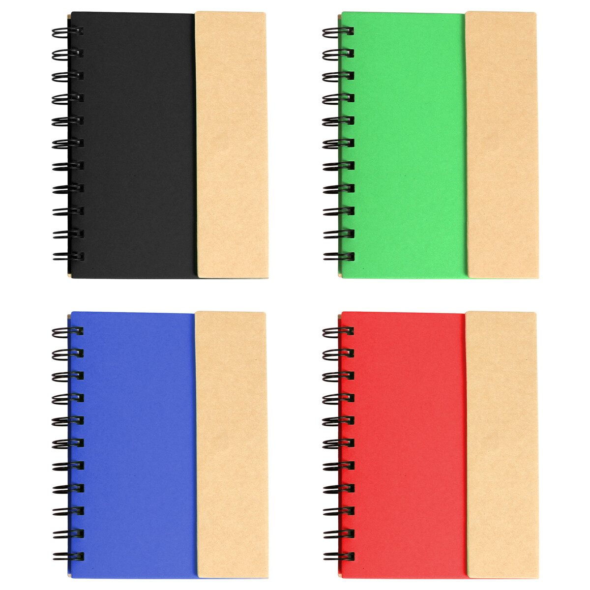 LIBRETA ECOLOGICA GENOVA CON NOTAS, BANDERITAS Y BOLÍGRAFO