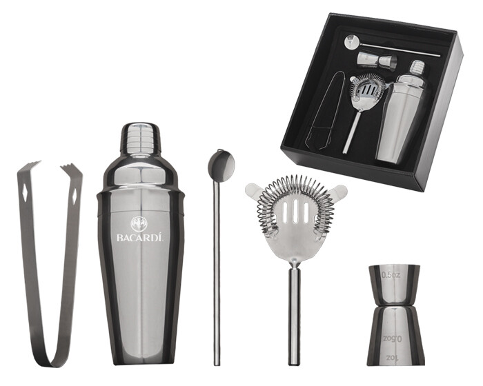 Set para coctelería de acero inoxidable COCOBONGO