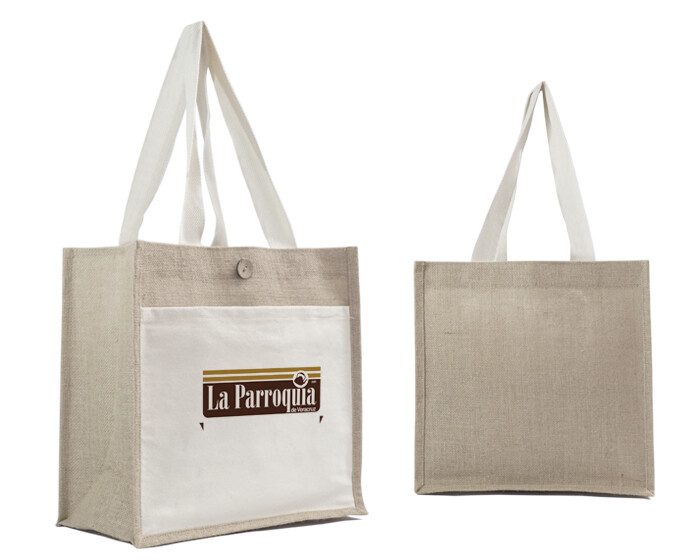 Bolsa cosida de yute CAMPESTRE