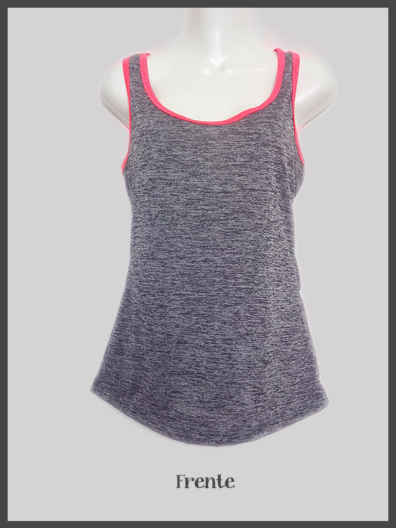 Tank top tipo olímpica Jaspe