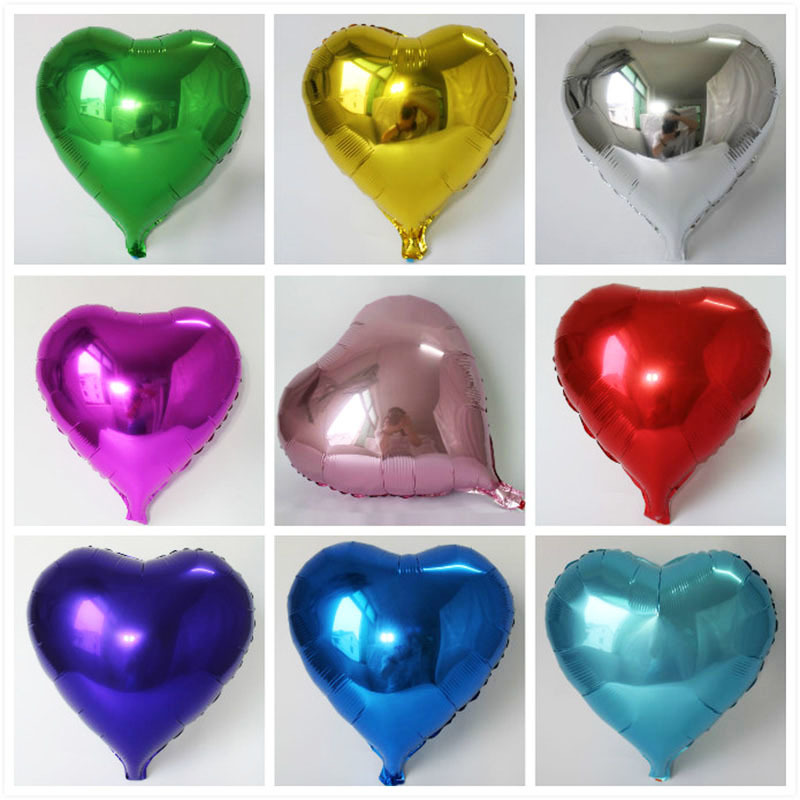 GLOBO FORMA DE CORAZÓN METALIZADO