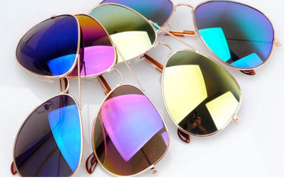 Lentes Tornasol tipo Aviador (Paq. 12 piezas)