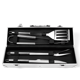 ESTUCHE ASADOR PARA BBQ METALICO.