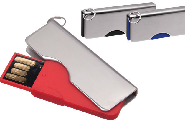 Memoria USB llavero giratoria  1GB