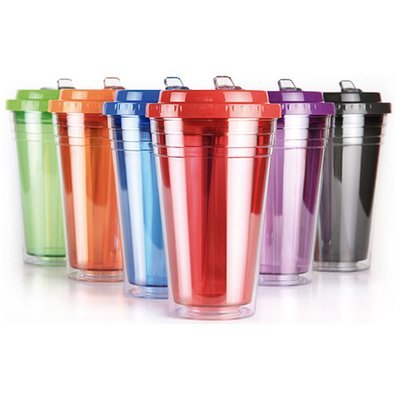 VASO TRANSLUCIDO CON DOBLE PARED