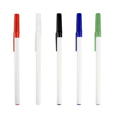 BOLIGRAFO BASIC DE PLASTICO CON TAPON