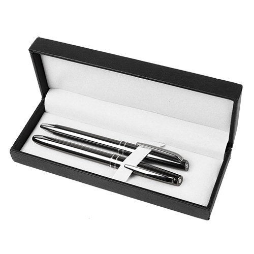SET DE BOLÍGRAFO Y ROLLER BALL DE ALUMINIO ANODIZADO
