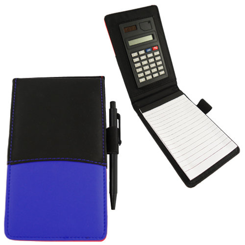 LIBRETA CON CALCULADORA Y PLUMA