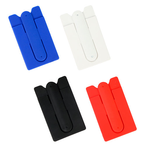 PORTA TARJETAS Y SOPORTE PARA CELULAR **AZUL**