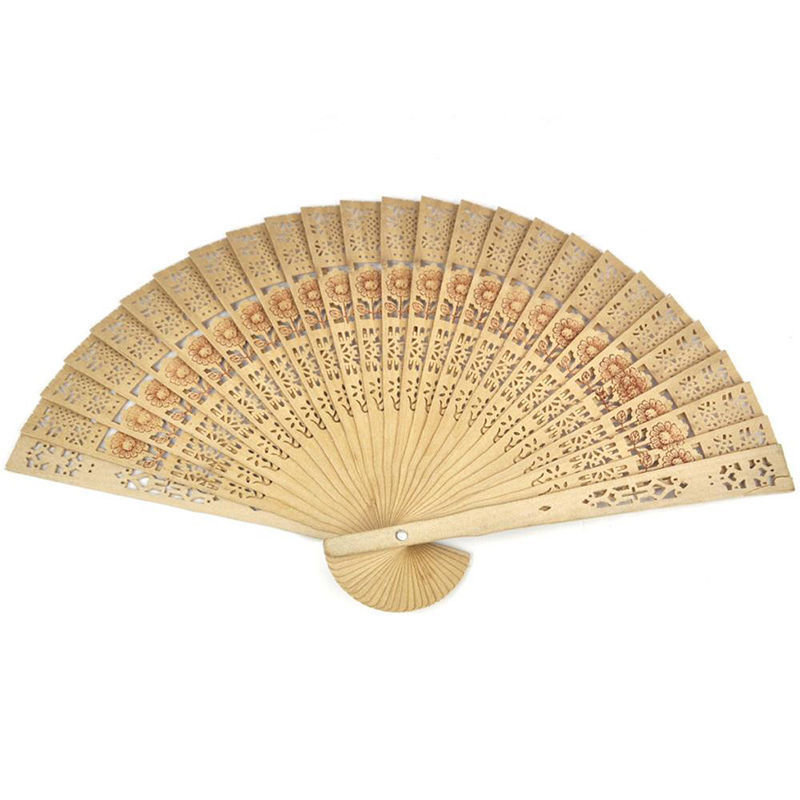 Abanico de madera (Mínimo Doce piezas)