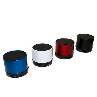 BOCINA  BLUETOOTH METÁLICA CON ACABADO BRILLANTE