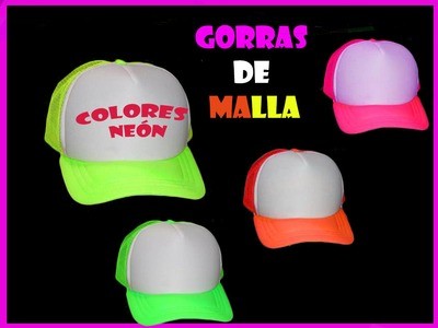 Gorras sobre pedido
