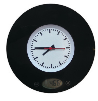 BÁSCULA DIGITAL DE COCINA / RELOJ DE PARED