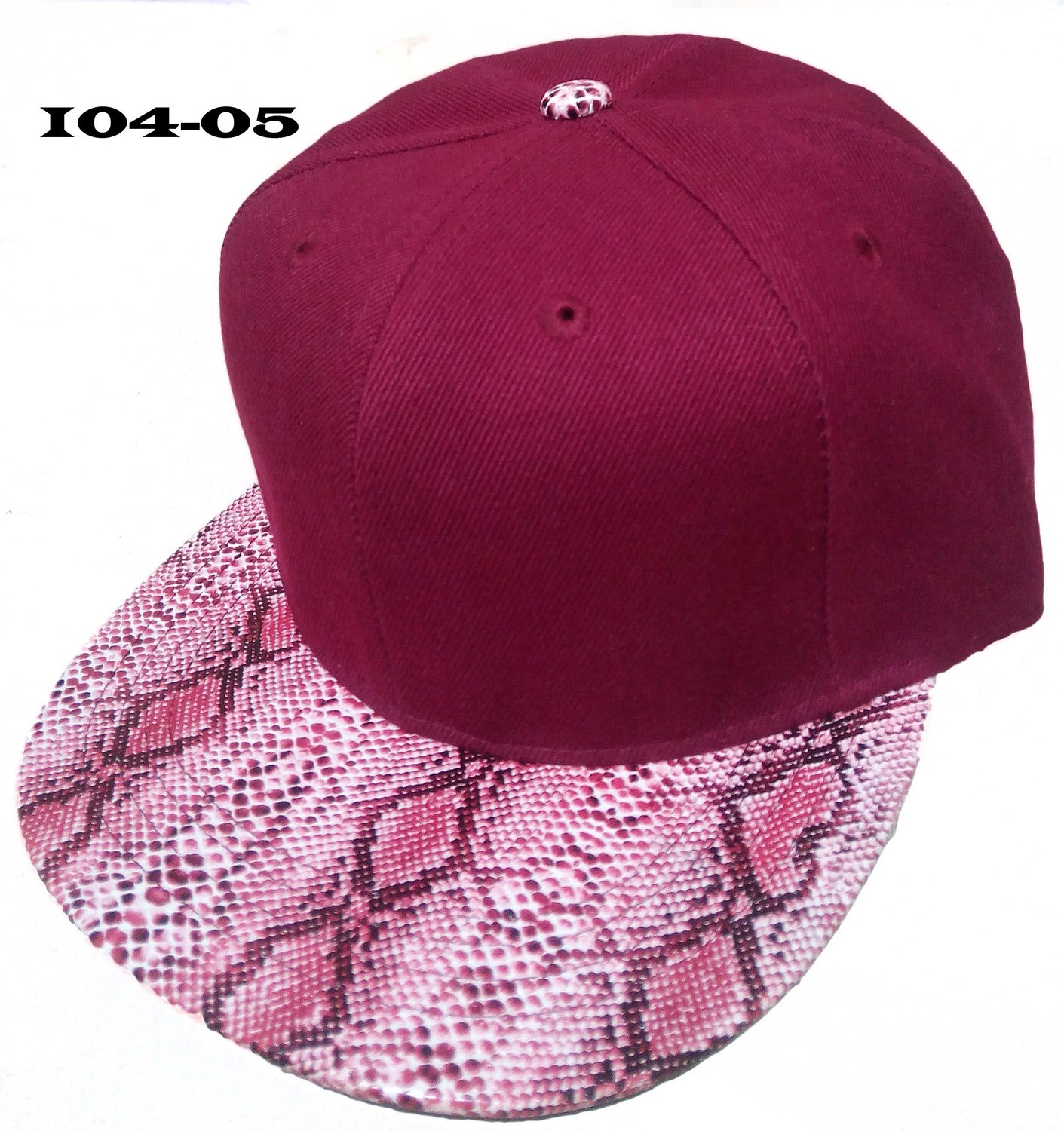 Gorra Snapback color vino