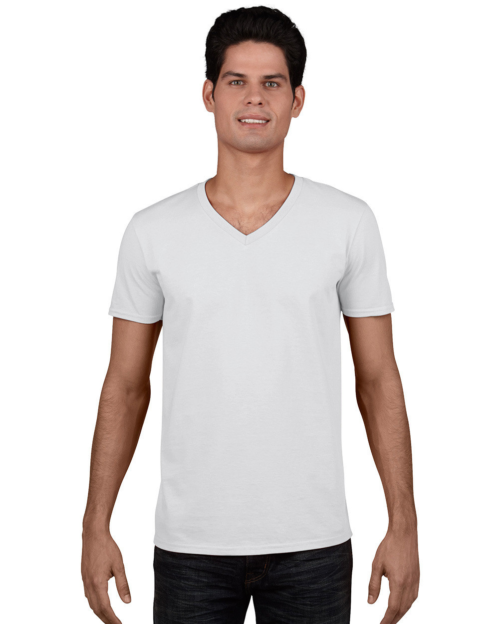 PLAYERA CABALLERO MANGA CORTA CUELLO V
