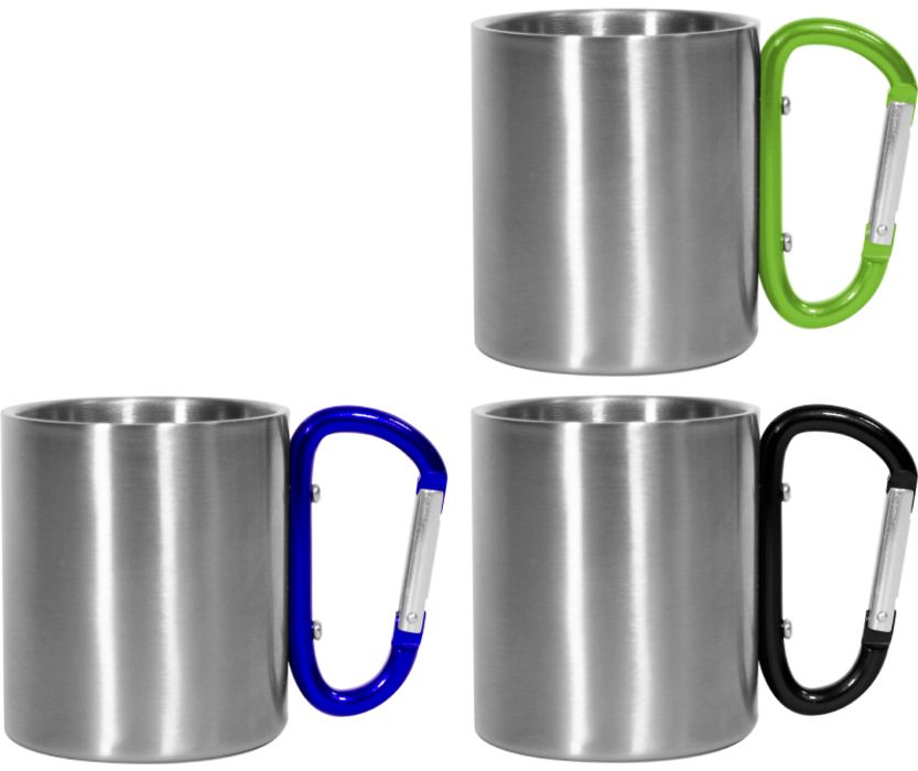 TAZA CARIBE DOBLE PARED CON MOSQUETON