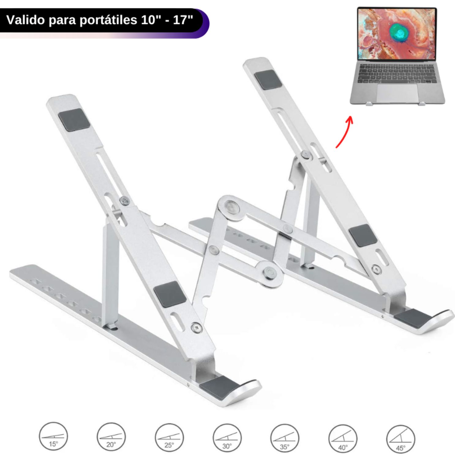 SOPORTE PLEGABLE PARA DISPOSITIVOS ELECTRÓNICOS