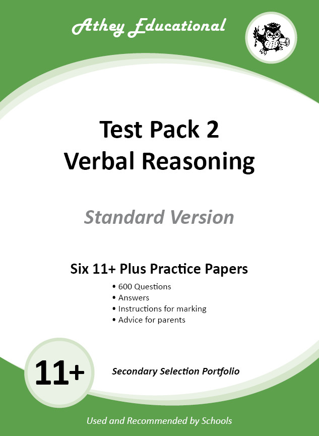 Test Pack 2 - Verbal Reasoning - STANDARD VERSION